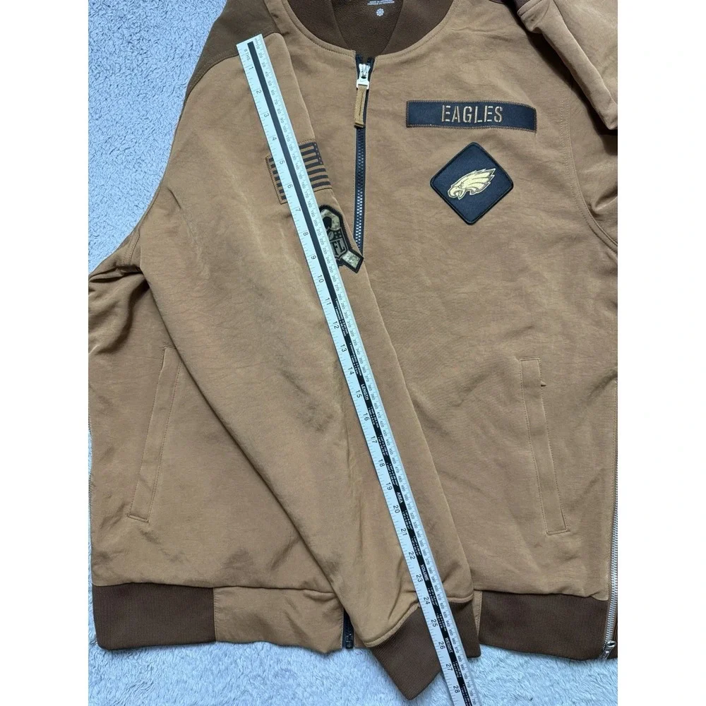 Nike 2024 Philadelphia Eagles Men's L Salute To Service Full-Zip Jacket Bomber